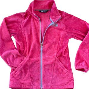 The North Face • Osolita Fleece Jacket Full Zip • Hot Pink • Girls 10/12 (Med)